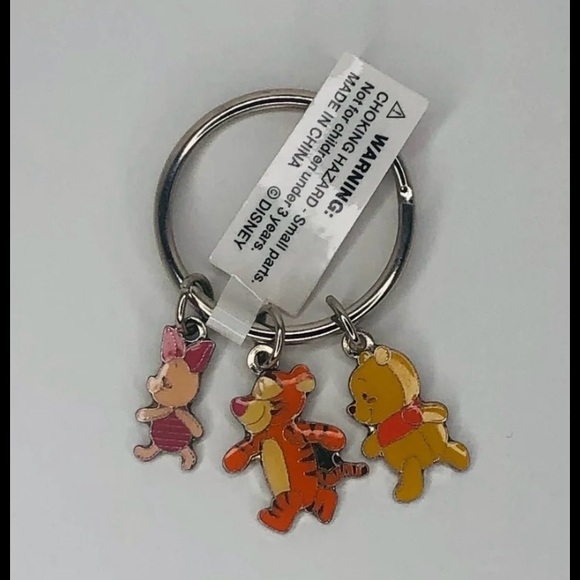 Set of 4 Disney Winnie The Pooh and Friends KeyChains/Charms - Picture 6 of 9